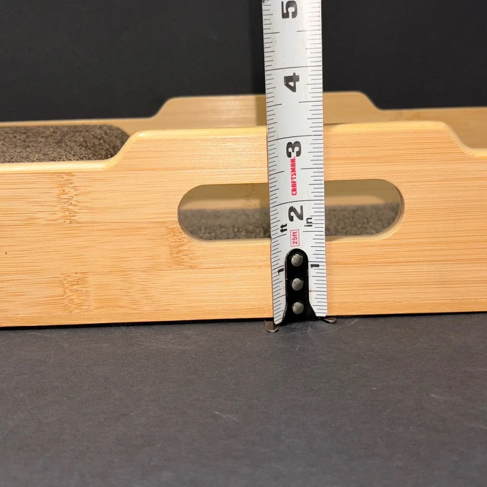 Knife Dock Bamboo Wood with Cork Inserts Dock Knife Organizer Drawer 15